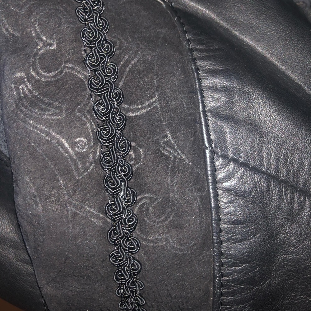 LNR genuine leather trench coat - Picture 11 of 16